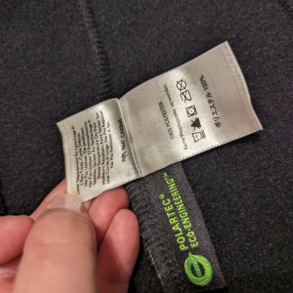 Eddie Bauer Women's Black Fleece Vest - Polartec Zip Up w/Pockets Size Small - Picture 8 of 11